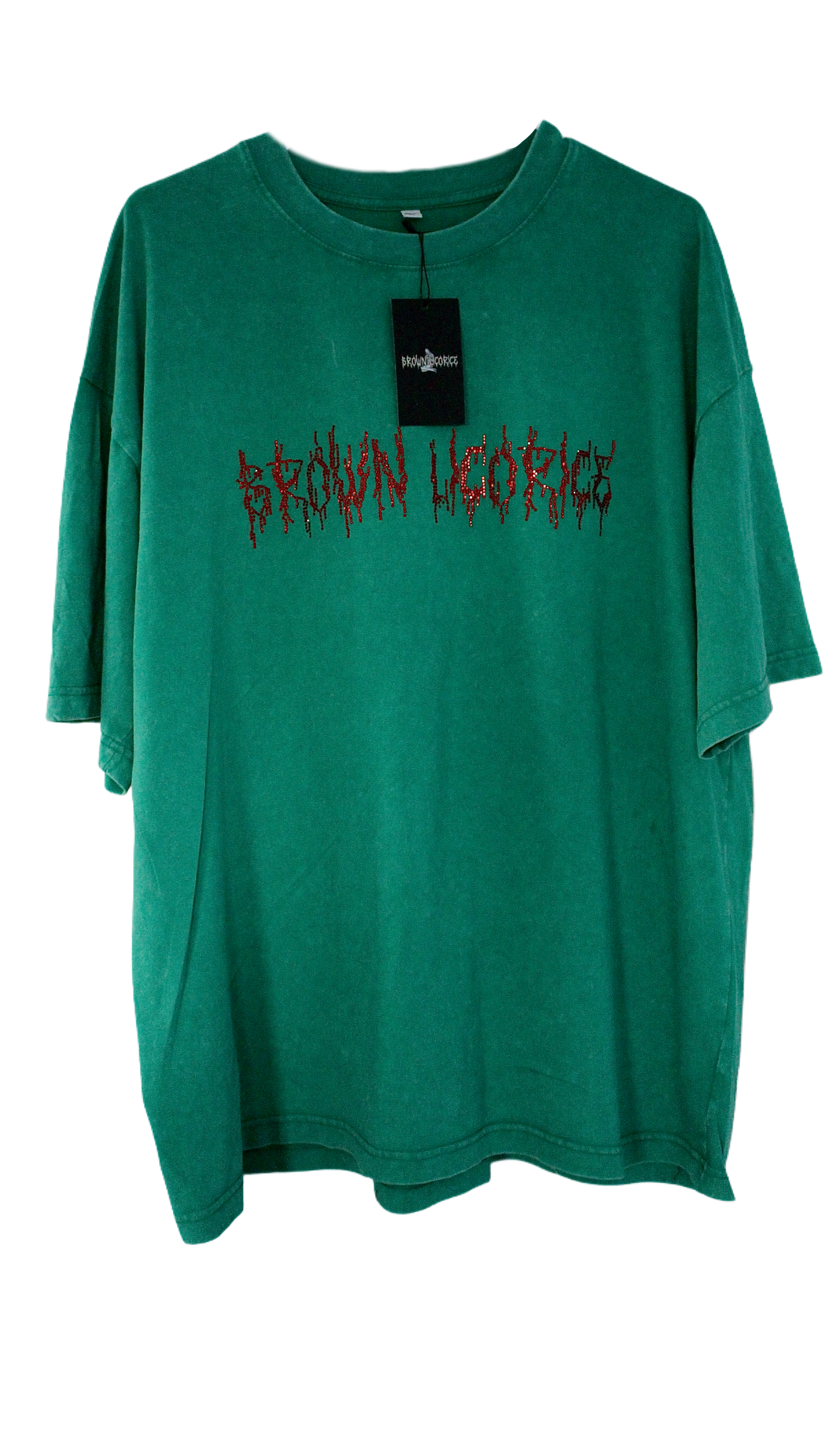 Turquoise Throwback Tee