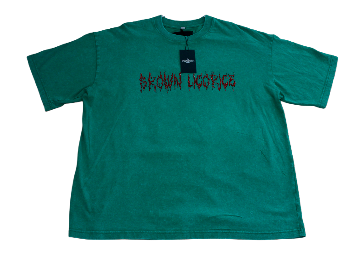 Turquoise Throwback Tee