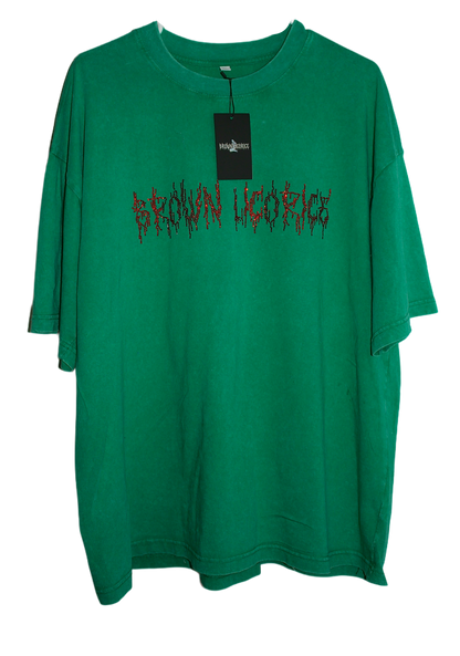 Turquoise Throwback Tee
