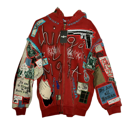 Chinga La Migra Zip-Up