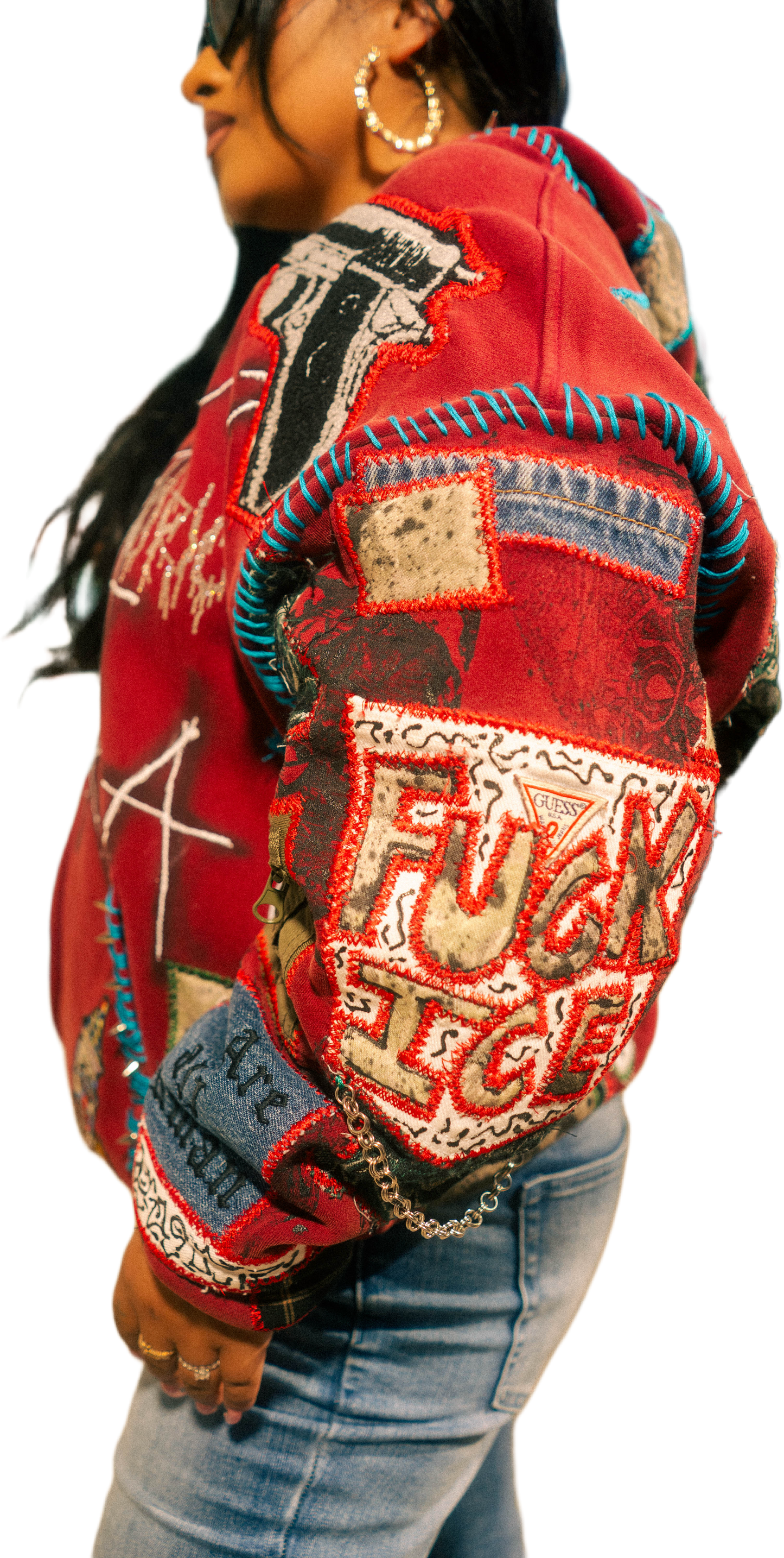 Chinga La Migra Zip-Up