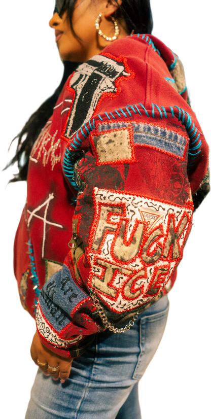 Chinga La Migra Zip-Up