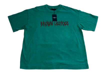 Turquoise Throwback Tee